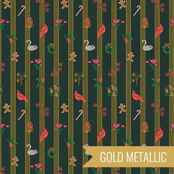 Yuletide in Evergreen Metallic