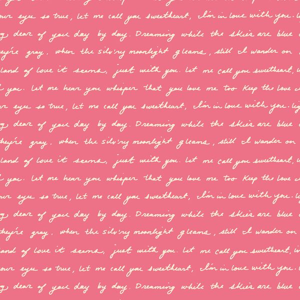 Let Me Call You Sweetheart in Candy Pink