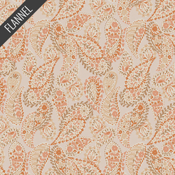 Paisley Power Flannel in Desert