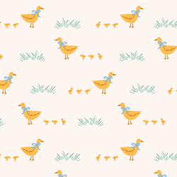 Ducks and Ducklings in Spring