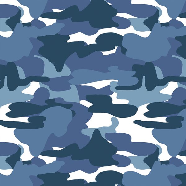 Modern Camo in Navy Blue
