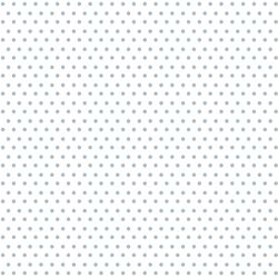 Winter Dot in Cashmere Blue on White