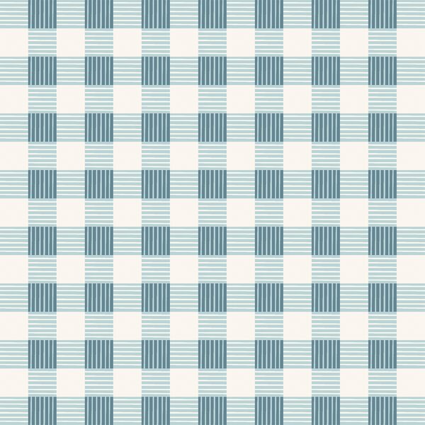 Southern Gingham in Clear Skies