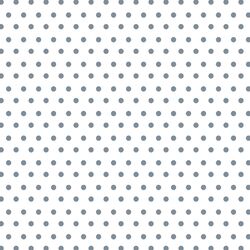 Winter Dot in Winter Blue on White