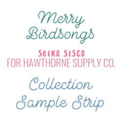 Merry Birdsongs Sample Strip