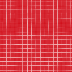 Tinsel Grid in Red