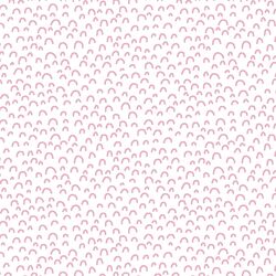 Doodle in Carnation on White