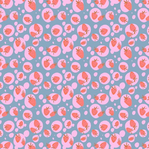 Strawberry Kiss in Copen Blue