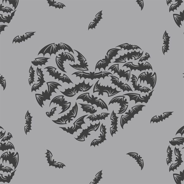 Winged Hearts in Smoke