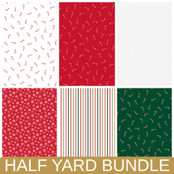 Seasonal Basics Half Yard Bundle in Christmas