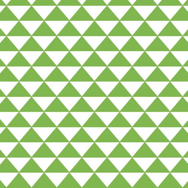 Triangle Mosaic in Greenery