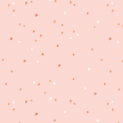 Gold Stars in Pink