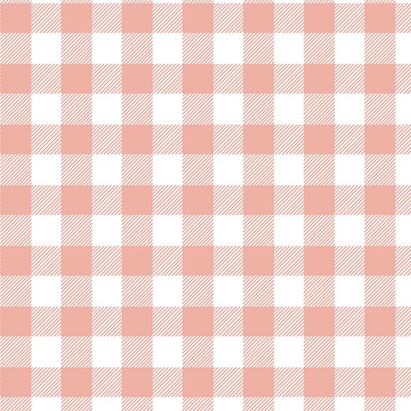Medium Buffalo Plaid in Peony