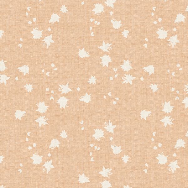 Scattered Floral in Coral