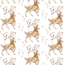 Reindeer in Silent Night