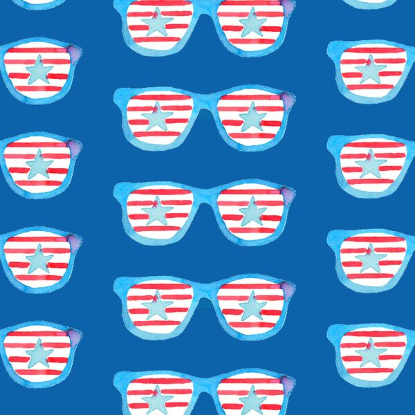 Large Sunglasses in True Blue