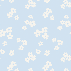 Large Fleur-fetti in Pastel Blue