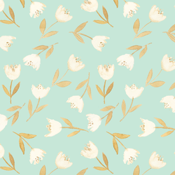 Spring Flowers in Sweet Mint