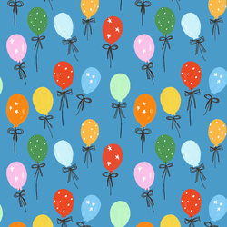 Floating Celebration in Blue