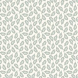 Leaves in Spruce on Cream