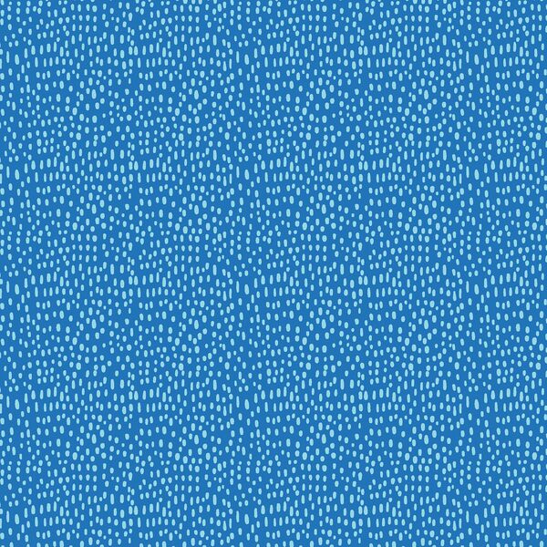 Rain Drops in Cerulean Blue