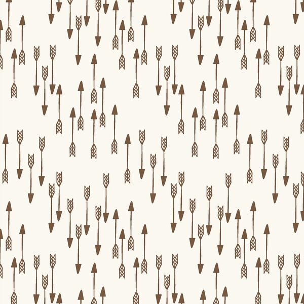 Little Arrows in Mocha on Cream