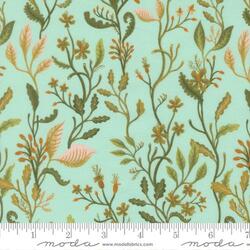 Pastel Floral in Aqua