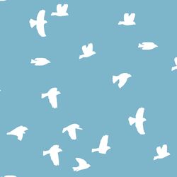 Flock Silhouette in Surf
