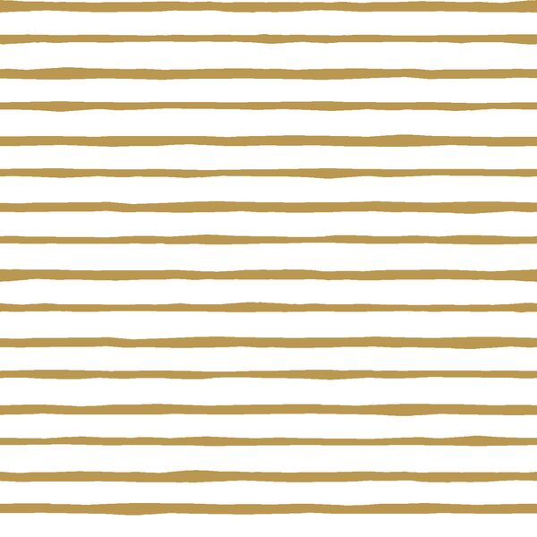 Artisan Stripe in Marigold on White