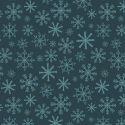 Snowflakes in Winter Night