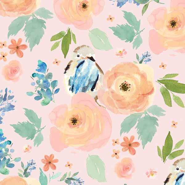 Bird Garden in First Blush
