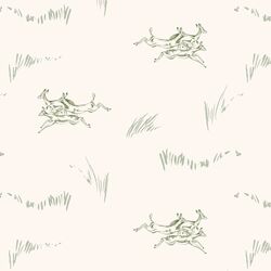 Jumping Impala in Thicket