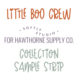 Little Boo Crew Sample Strip