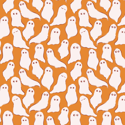 Friendly Ghosts in Pumpkin