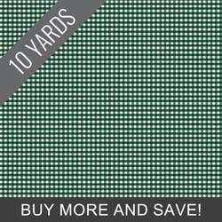 1/8" Gingham in Christmas Green - 10 Yard Bolt