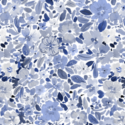 Petal Party in Indigo