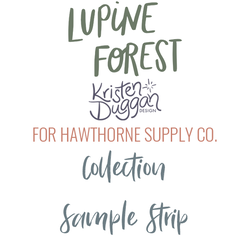Lupine Forest Sample Strip