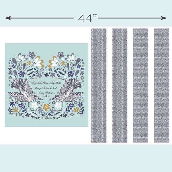 Blackbird Panel Project in Glacier Blue
