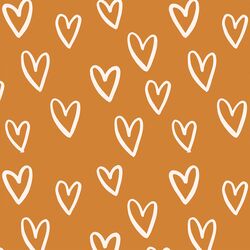 Large Hearts in Golden Sun