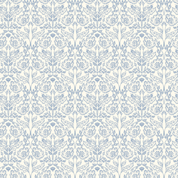 Climbing Floral in Icy Blue