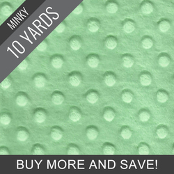 Minky Dimple Dot in Sprout - 10 Yard Quick Cut