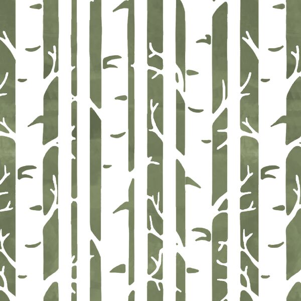 Birches in Olive