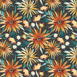 Sunflower Fields in Onyx