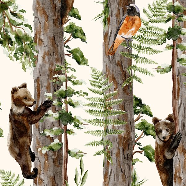 Large Woodland Climbers in Cream