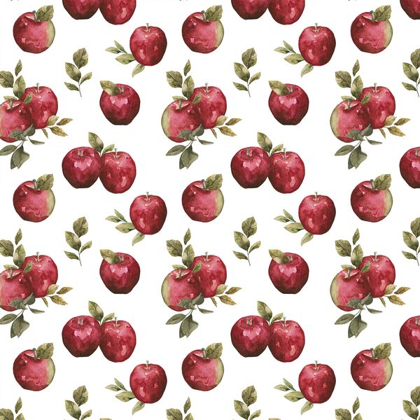 Apples in White