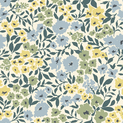 Flowering Garden in Ivory