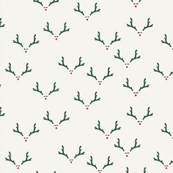 Antlers in Pine Needle on Bone