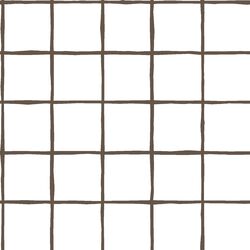 Windowpane in Timber on White