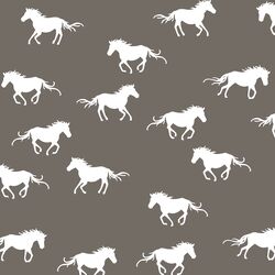 Horse Silhouette in Stone