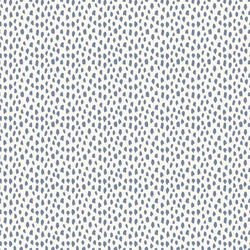 Painted Dot in Slate Blue on Alabaster